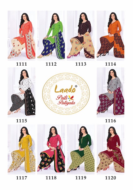 Laado Priti Patiyala Vol-11 Cotton Print Designer Readymade With Inner